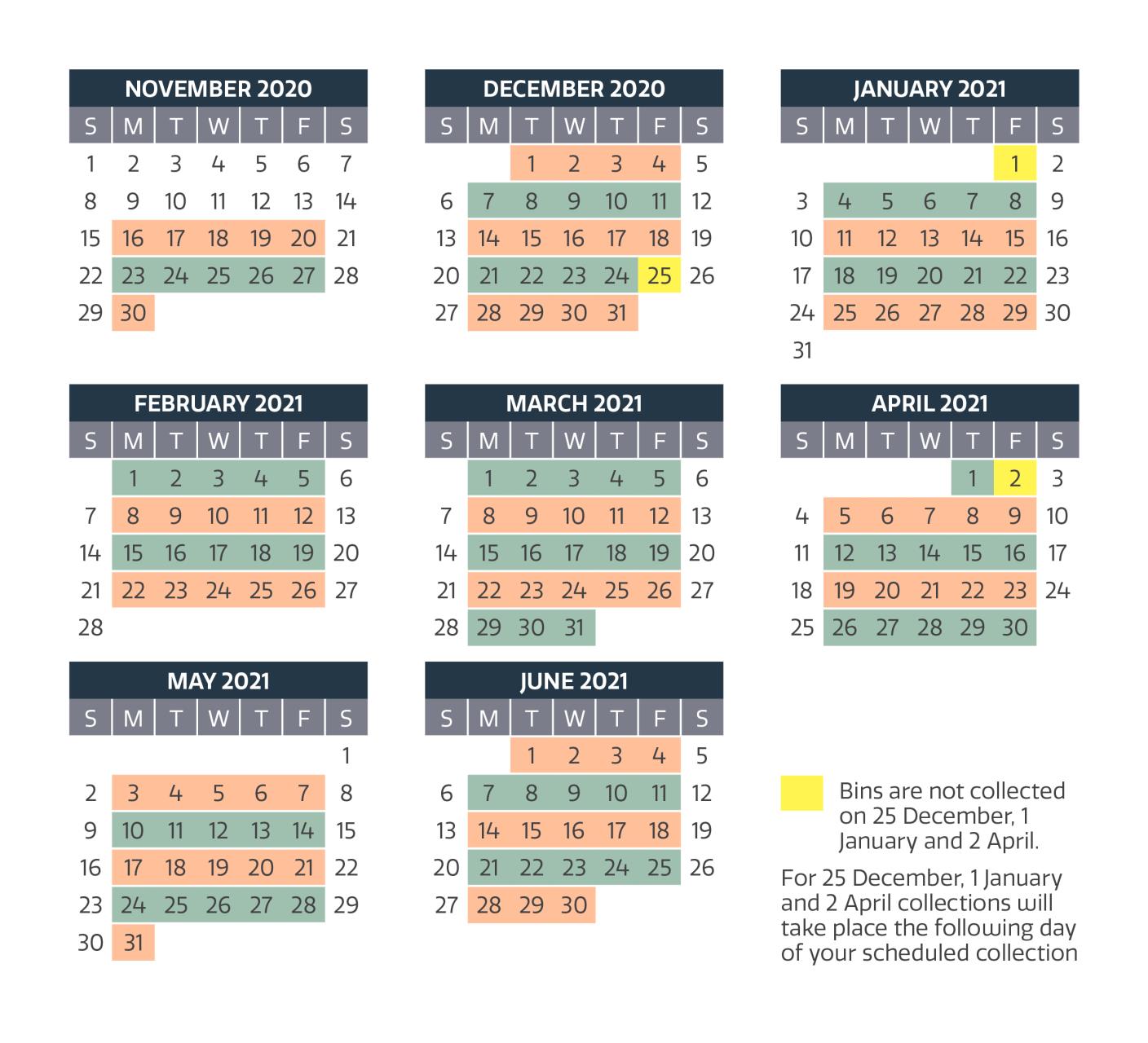 Bins and Collection Dates » Shire of Serpentine Jarrahdale