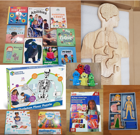 The Body and Emotions Little Learners Box available from SJ Library Services