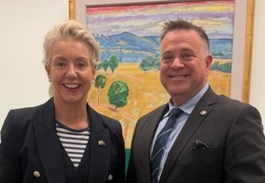 Shire leaders advocate for SJ in Canberra