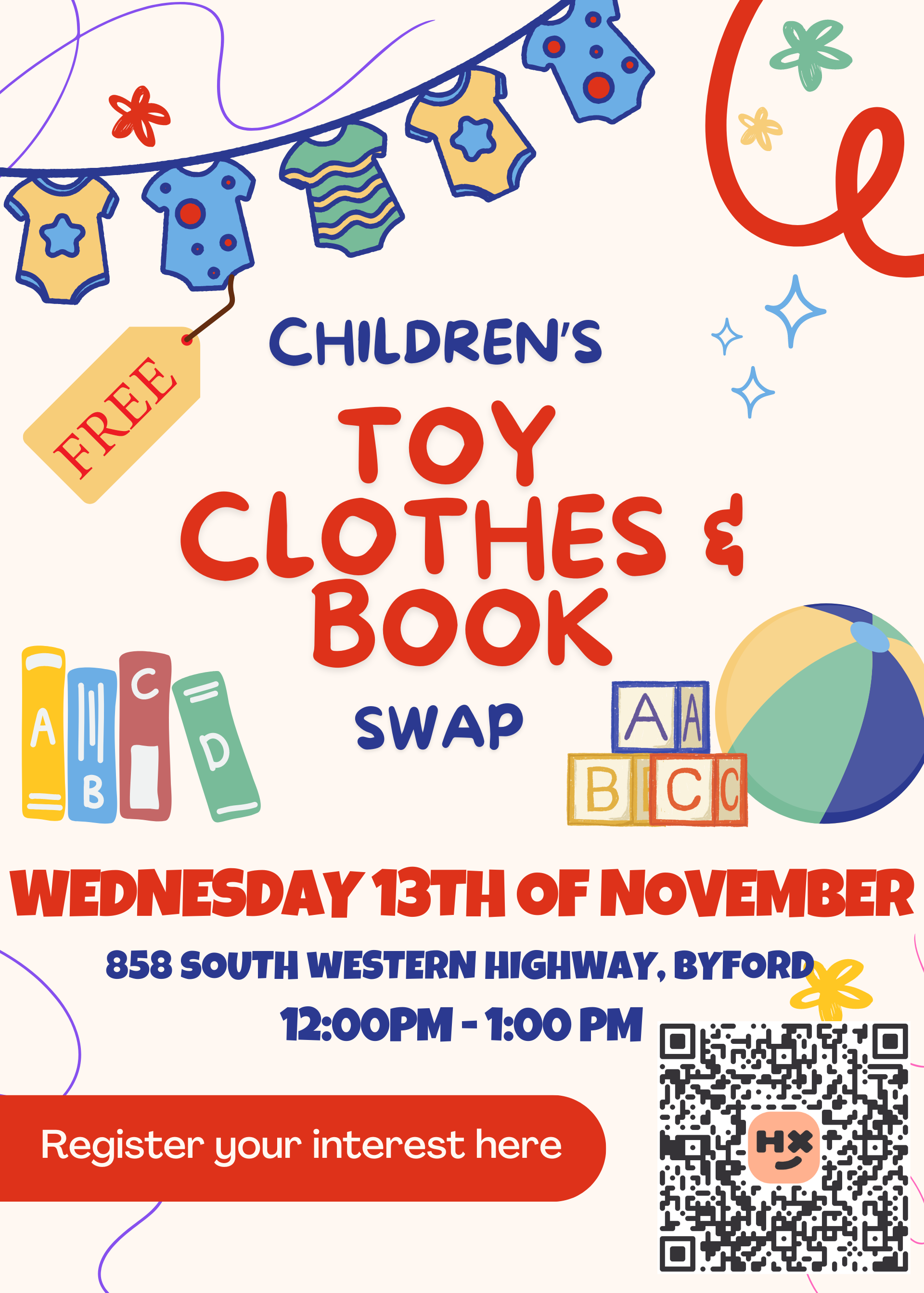 Children's Toy, Clothes & Book Swap