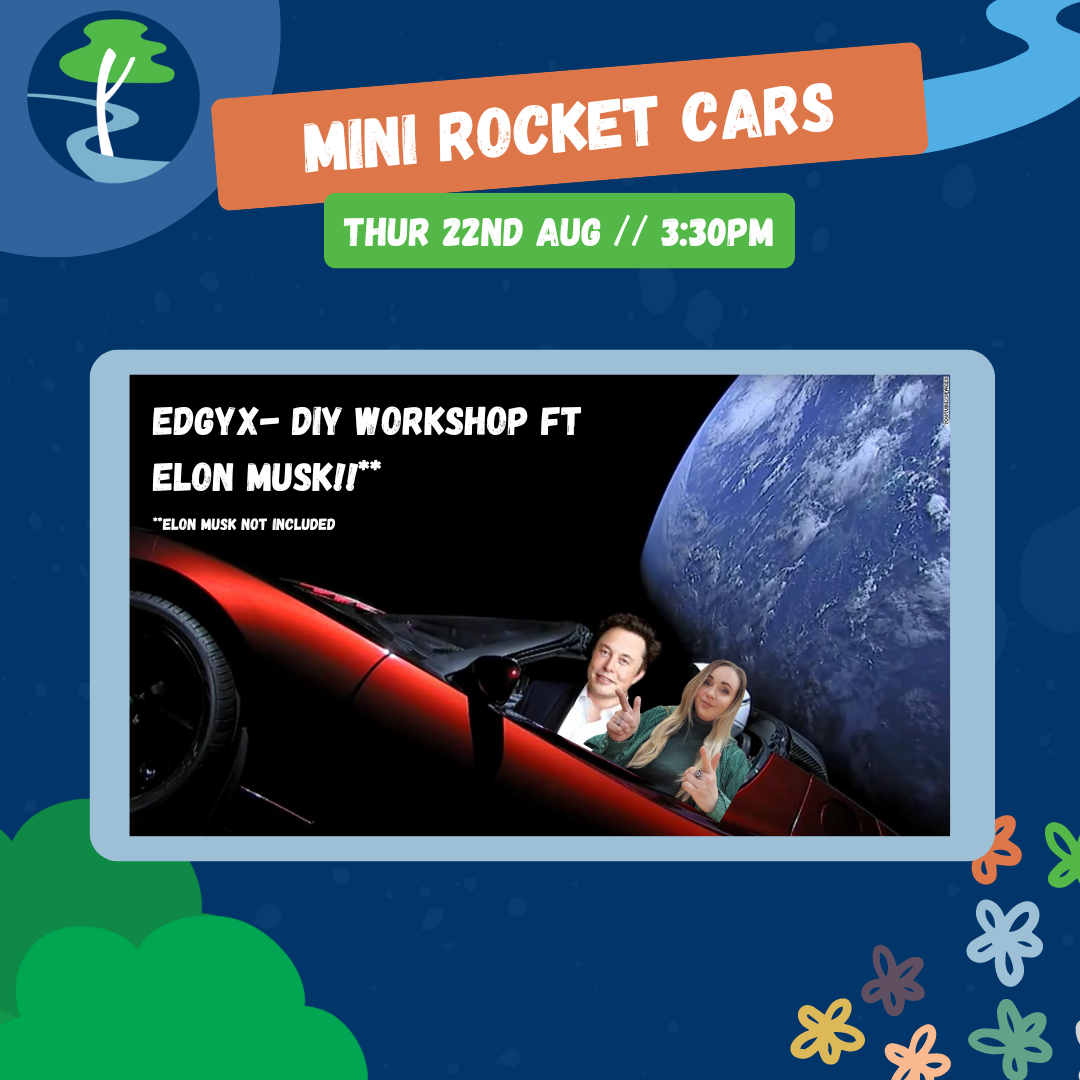 MINI ROCKET CARS: ft EdgyX // Youth Space Activity